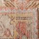 Red & Cream Vintage Runner Rug, 86x265Cm