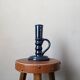 Hand-held ceramic candle holder, slow-moving, bohemian country decor