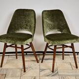 Set of four chairs designed by Radomir Hoffman, TON Czechoslovakia, 1960s.