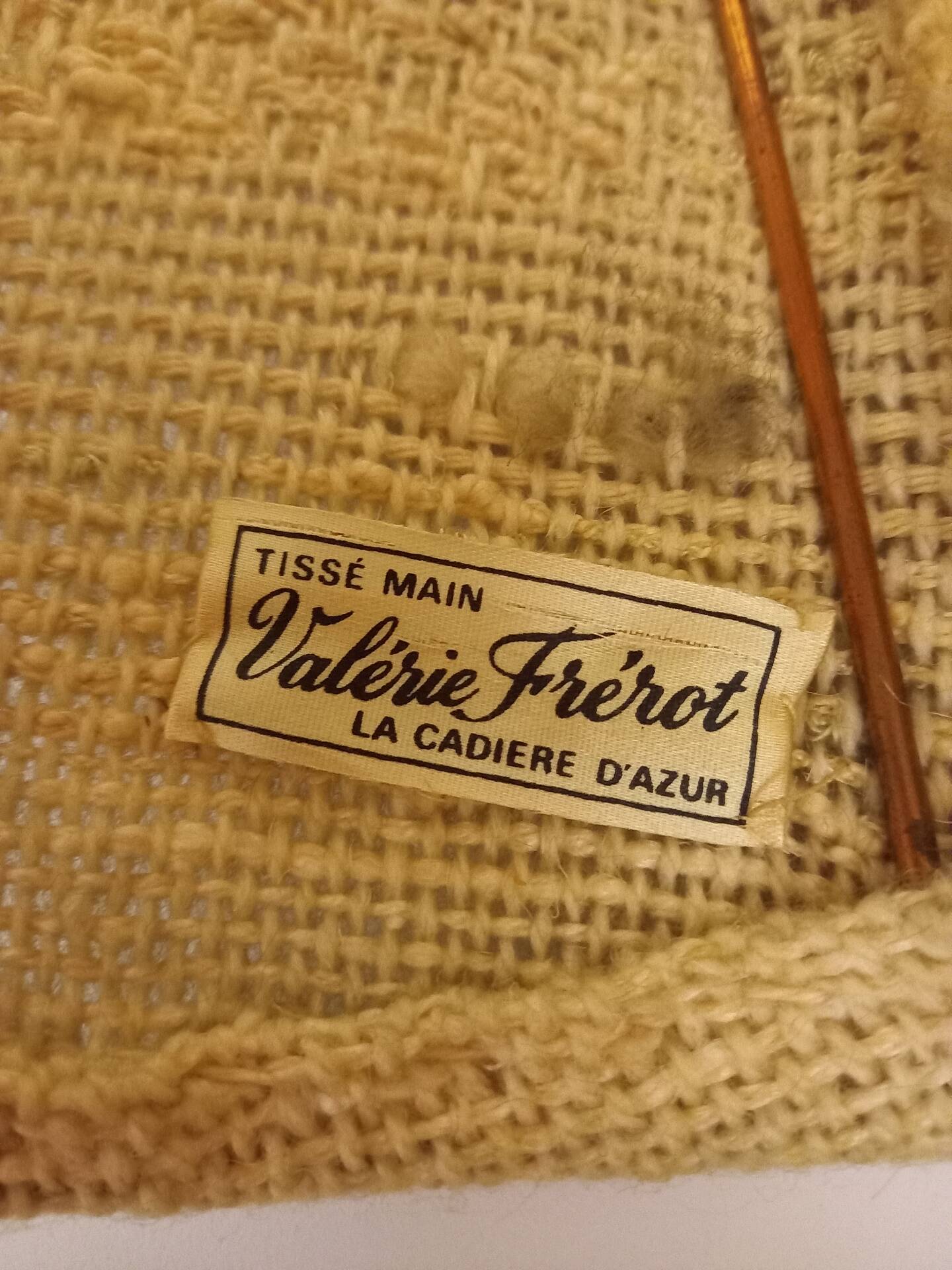 Vintage woven lampshade