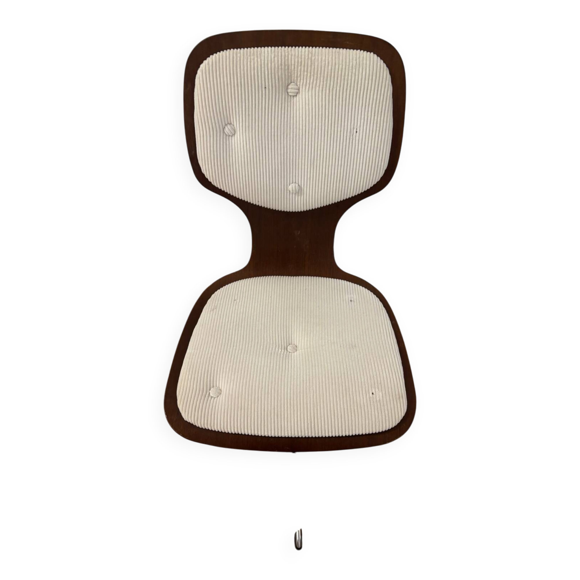 Lot of 4 vintage swivel chairs in the style of Arne Jacobsen.