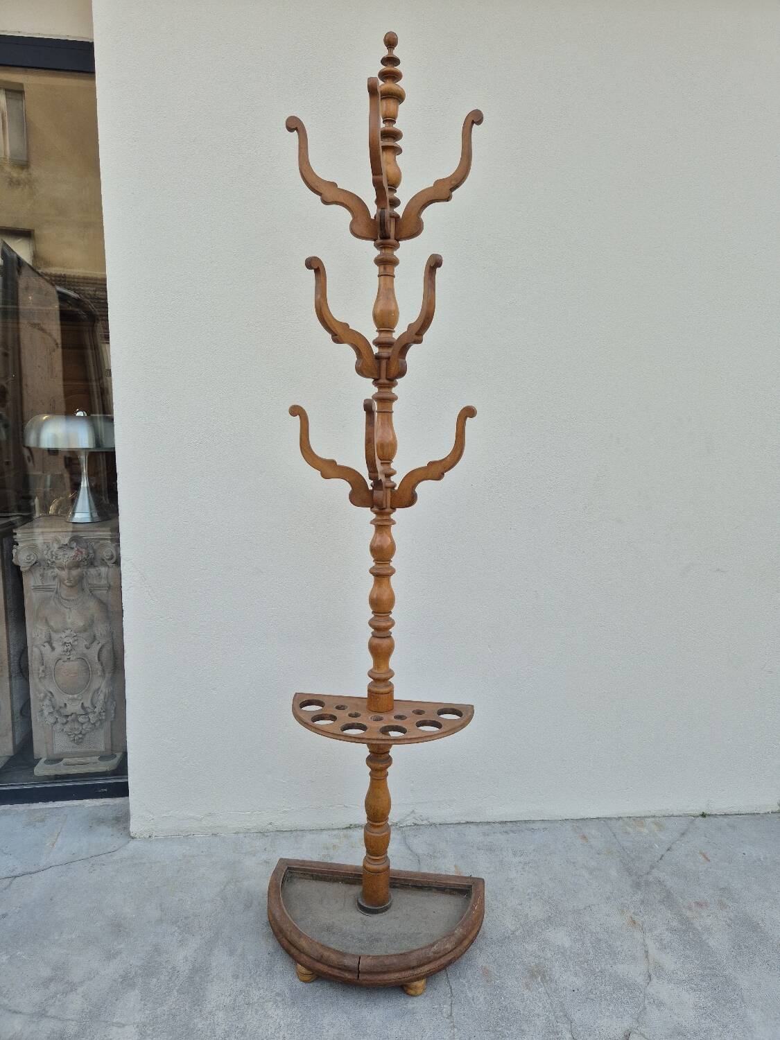 Antique 19th century parrot coat rack