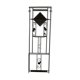 Cloakroom / Art Deco period coat rack in black wrought iron