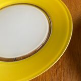 Set of 6 colored glass plates