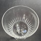 3 Water glasses – Blown and cut crystal