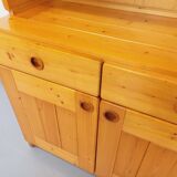 Charlotte Perriand Les Arcs vintage pine storage unit from the 60s 70s