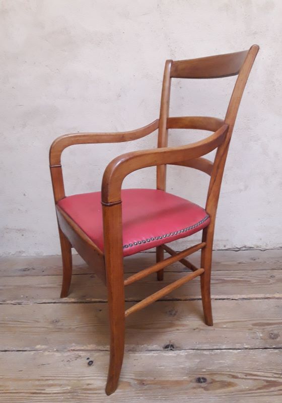Armchair cherry tree period Restoration XIX °