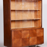 Vichr a spol art deco bookcase made in 1930s czechia