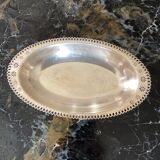 Silver metal basket dimension: height -5cm- width -34cm- depth -20cm-