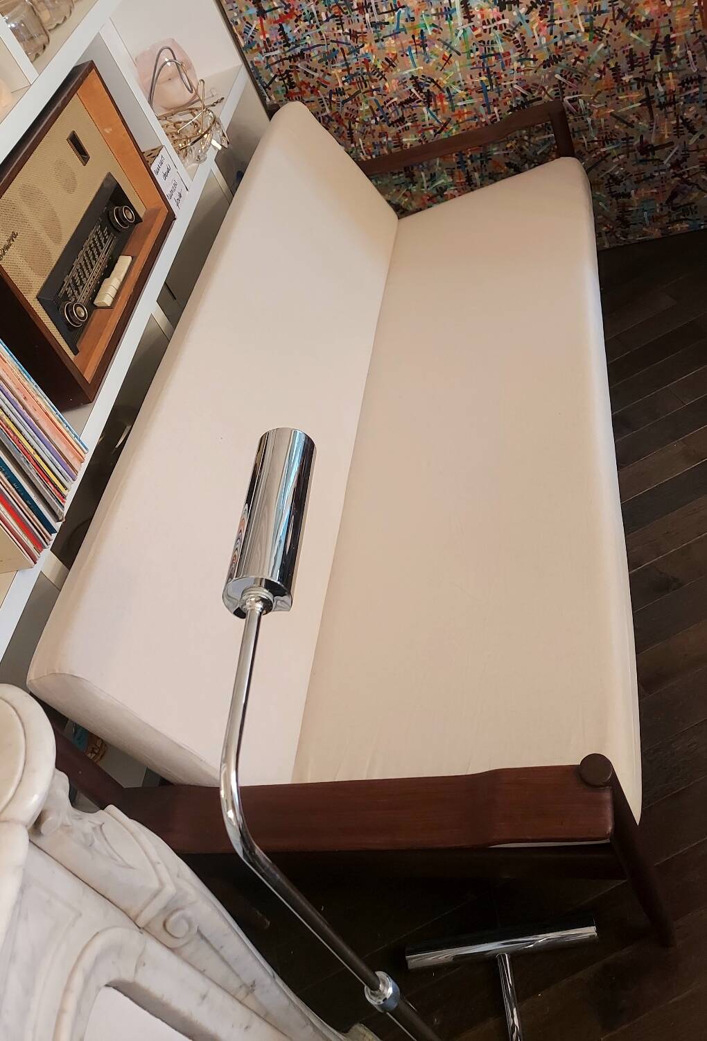 Renovated - Scandinavian mid century teak bench Grete Jal style