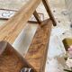 Carpenter's workbench in solid wood