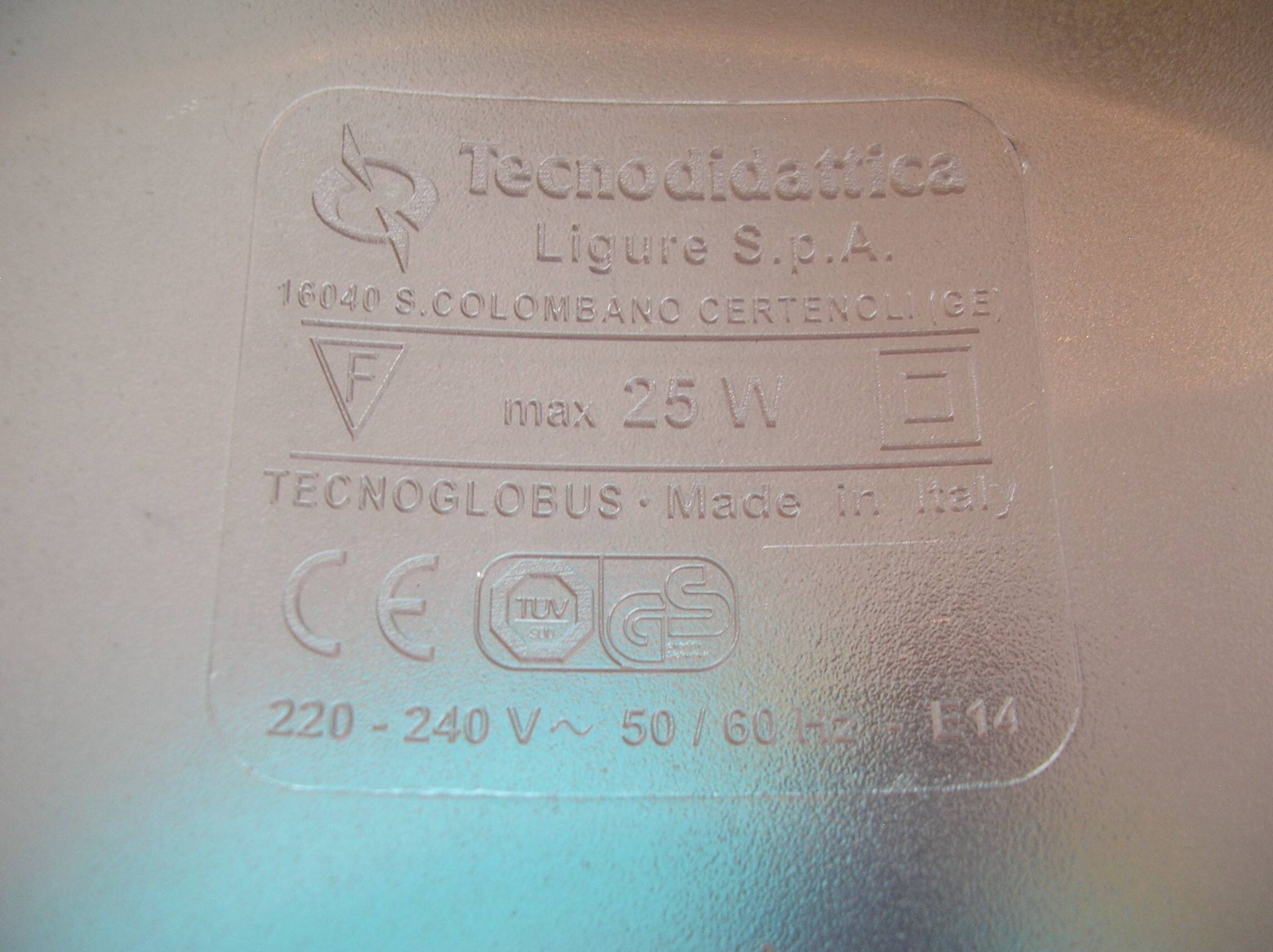 Globe terrestre lumineux lampe map monde Tecnodidattica déco chambre ado