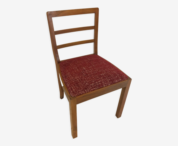 Ancienne chaise de salle à manger retapissée