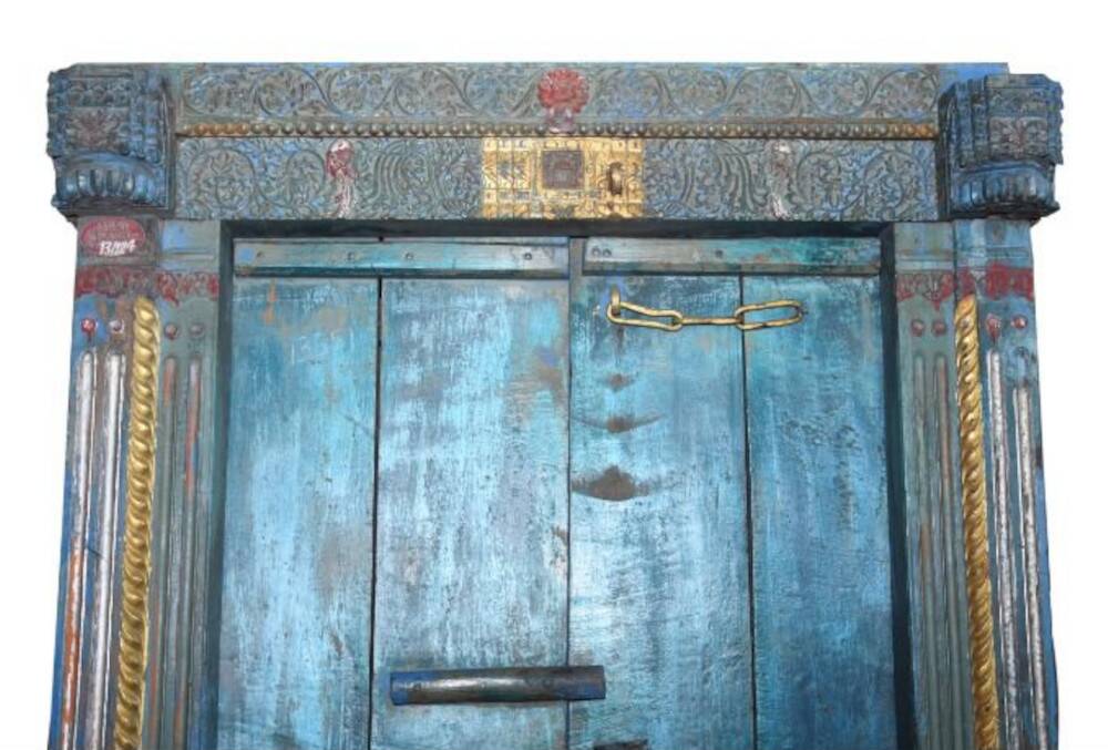 Antique Indian teak door