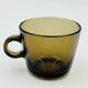 Lot of 6 Vintage Amber Glass Service Station Cups