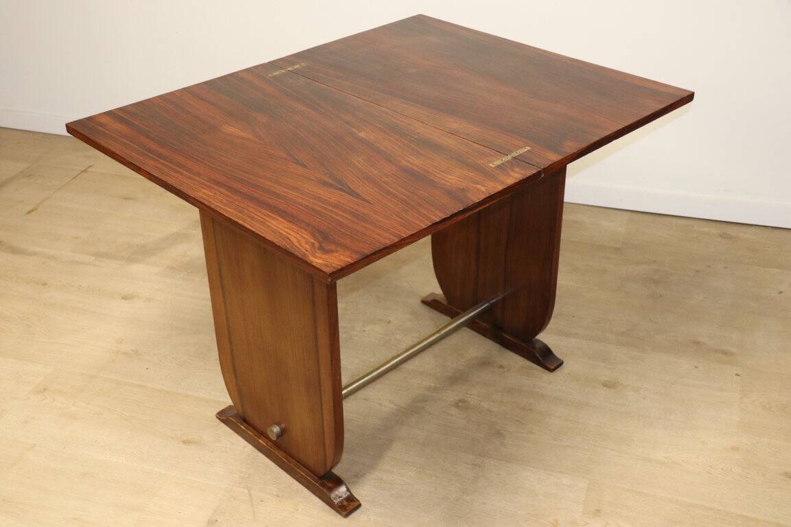 Art Deco "Portefeuille" table in rosewood - 1950