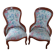 Pair of bergère armchairs