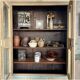 Painted antique wardrobe