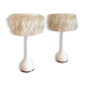 Atypical pair of Swedish table lamp 1960, Hans Agne Jakobsson