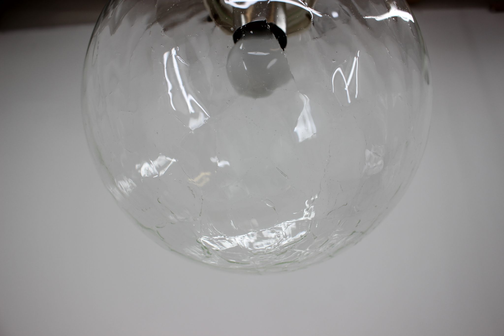 Kamenický Šenov hanging lamp 1960