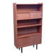 Vintage modernist bookshelf from the 1950s.