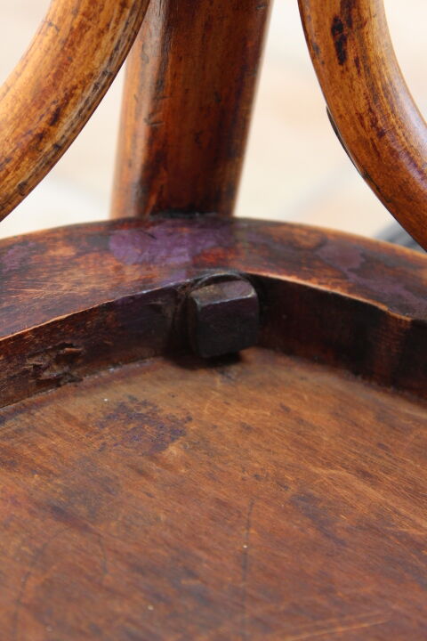 Mundus 42 pyrograved bistro chair