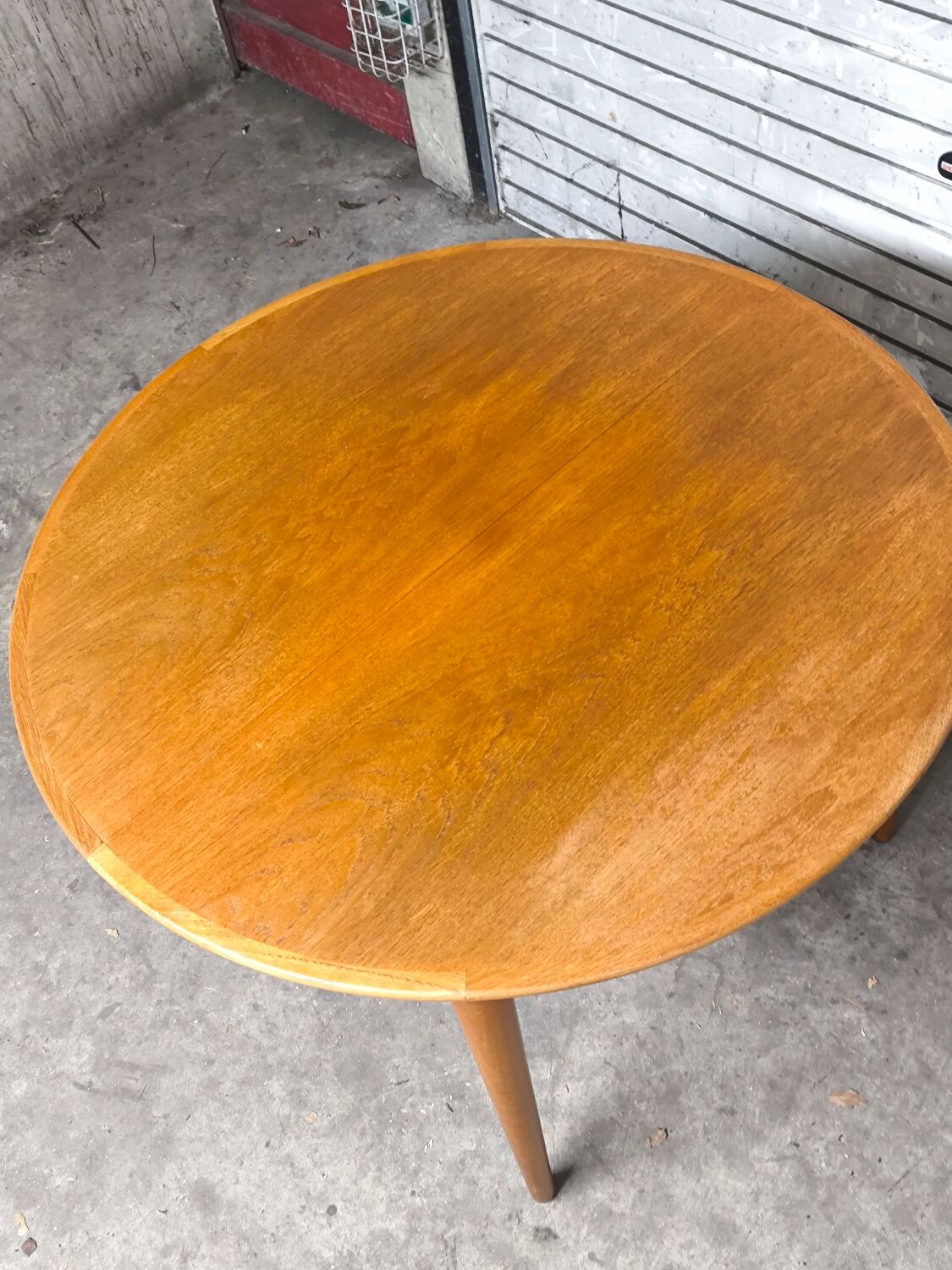 Vintage teak Scandinavian table from the 1960s by Johannes Andersen.