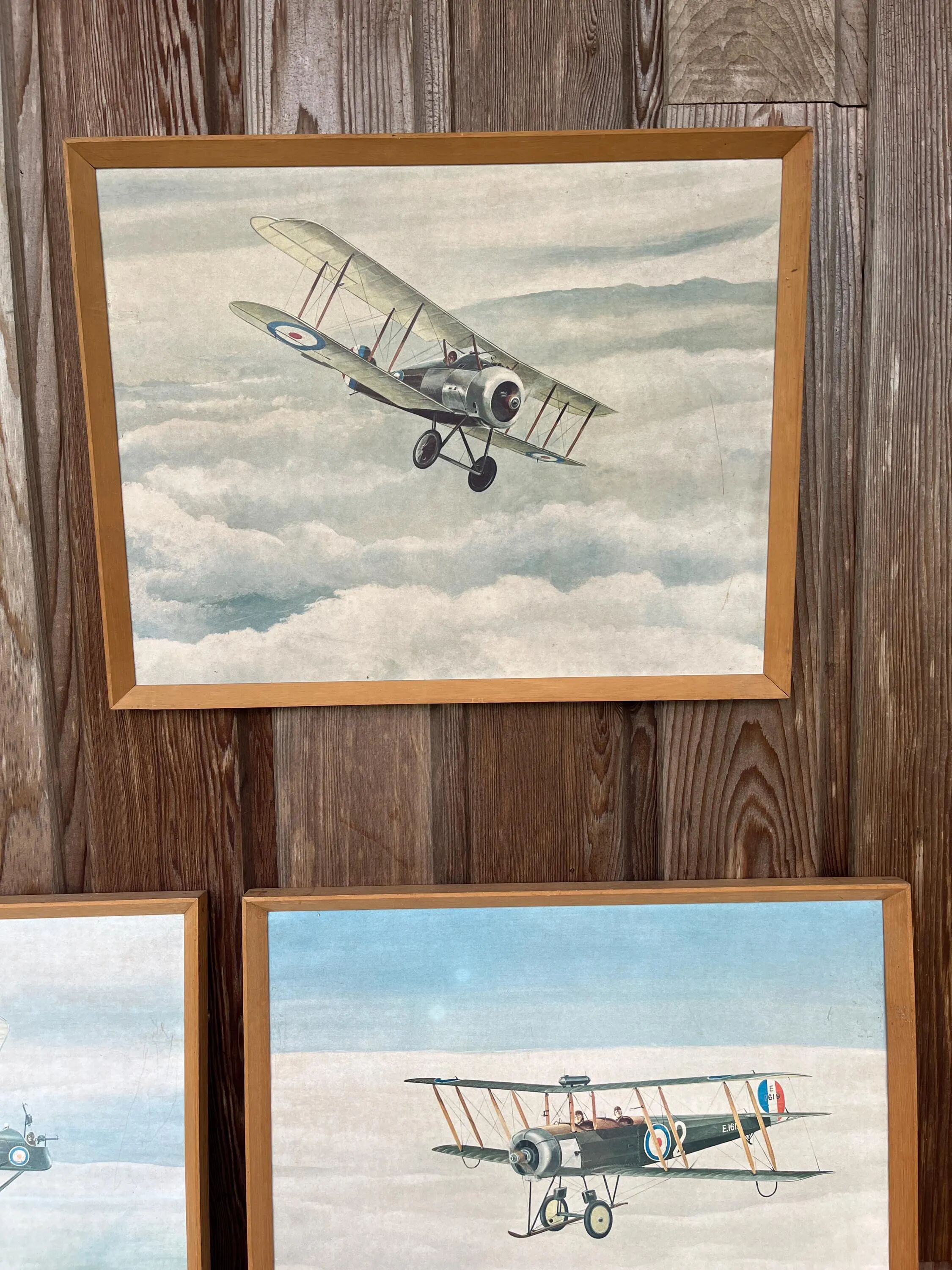 Set of 5 vintage U.S. MILITARY aircraft posters