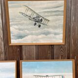 Set of 5 vintage U.S. MILITARY aircraft posters