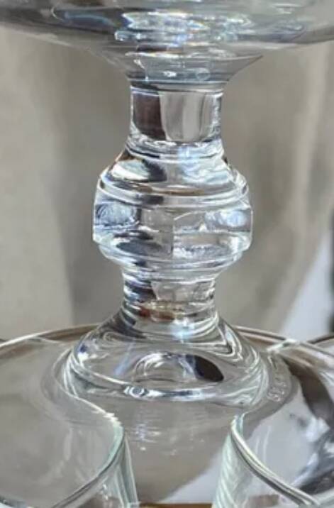 Set of 6 champagne or ice cream bowls