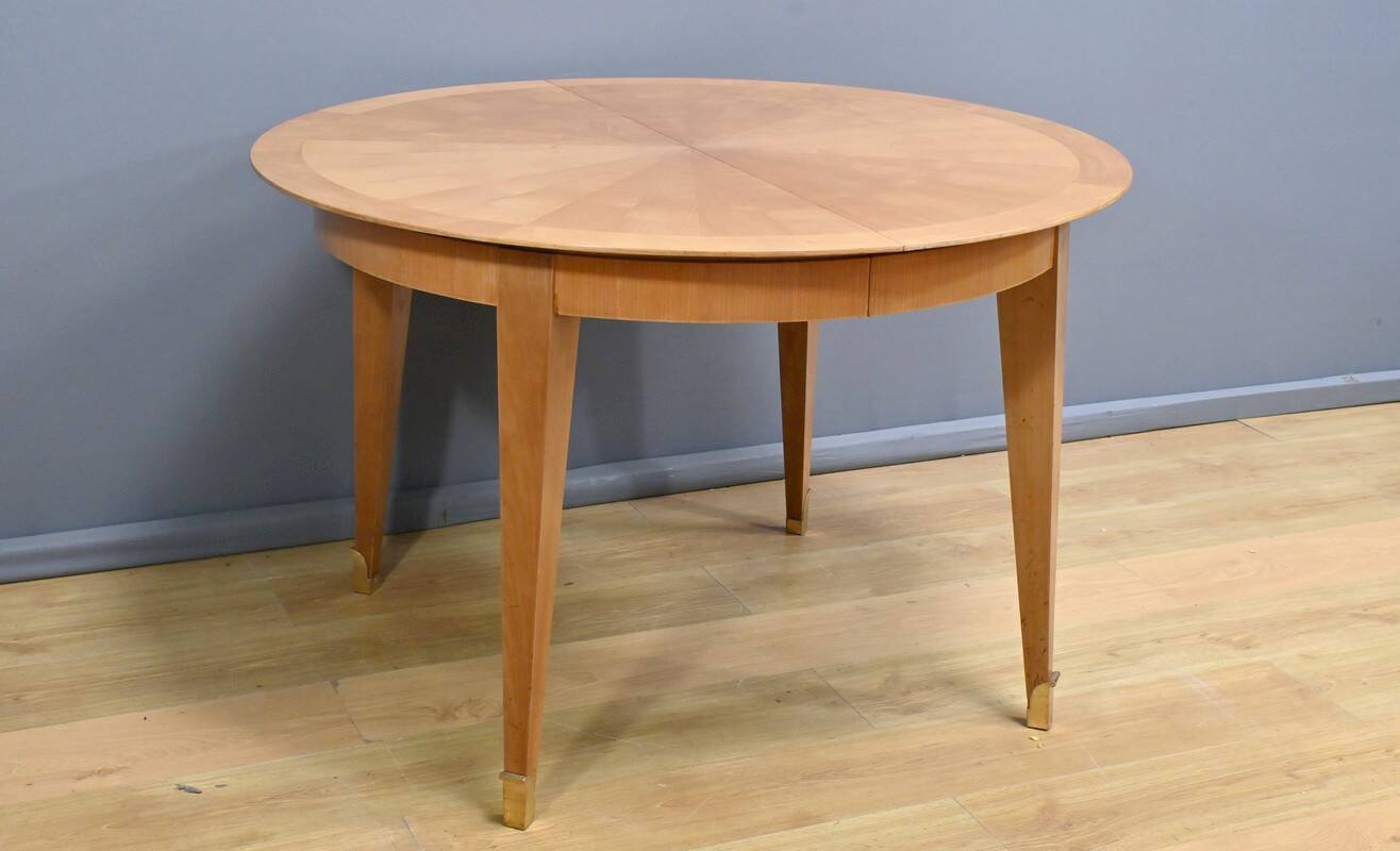 Table for 4 to 10 people in cherry wood – 1950