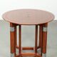 Belle table d'appoint/café ronde de style Art Déco
