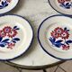 Set of 5 dessert plates gien model "cancale" 40s