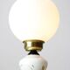 Mid-century Italian Brass & Ceramic Table Lamp, 1960s