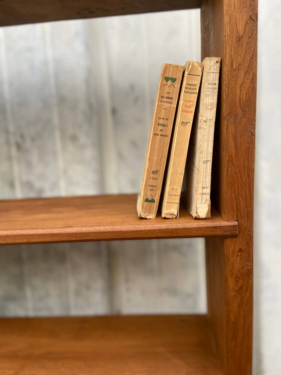 Solid oak bookcase