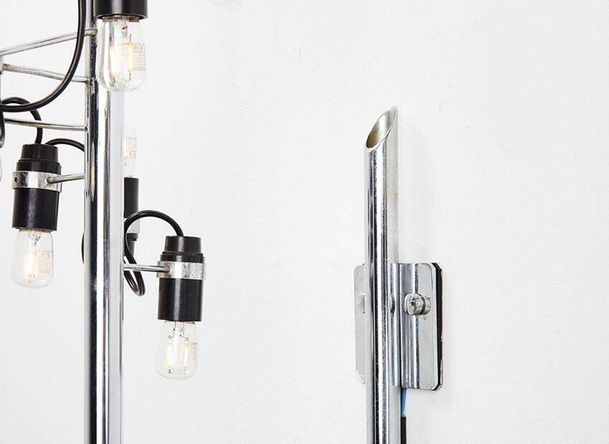Gino Sarfatti Pair of Early Model 226 Wall Lights for Arteluce Italy 1959