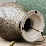 Vintage lamp, speckled ceramic base