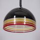 Lampe pendante en verre murano des années 1970 conçue par r pamio et r toso pour leucos