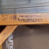 4 chairs baumann imitation black leather