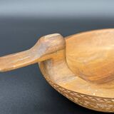 Carved wooden duck cup – Nordic folk art – 19th century