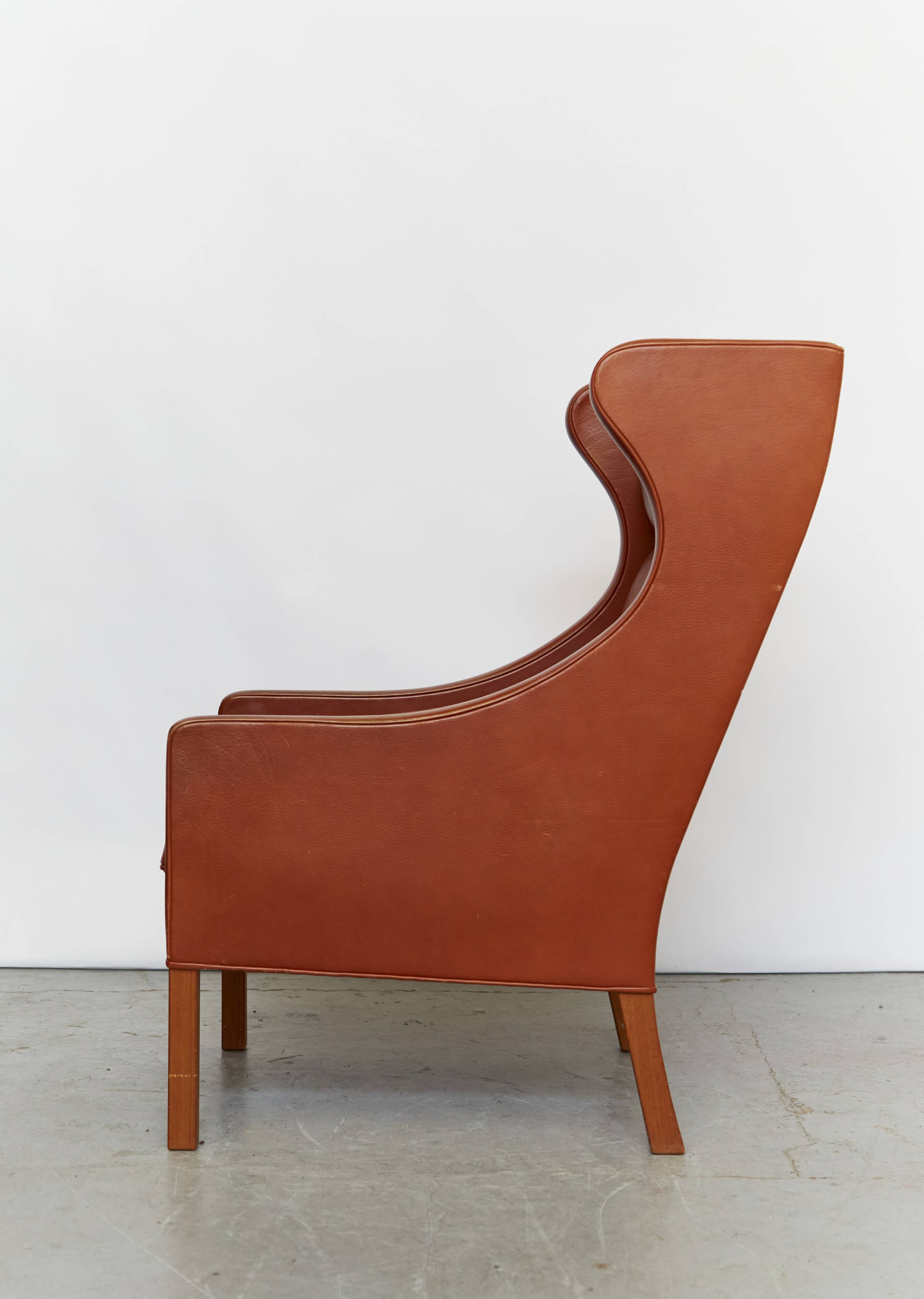 Børge Mogensen Wingback Chair No.2204 pour Fredericia