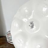 Majolica oyster plates, Digoin & Sarreguemines