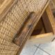 Vintage 1970s bamboo rattan 3-drawer chest of drawers.
