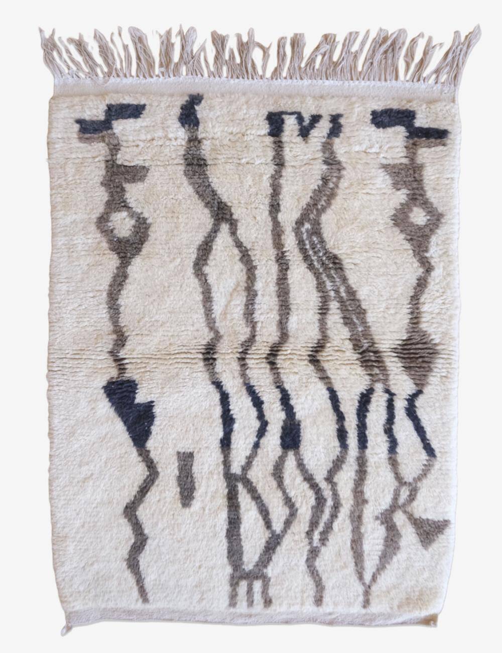Small Beni Ouarain Rug - 147 x 106 cm