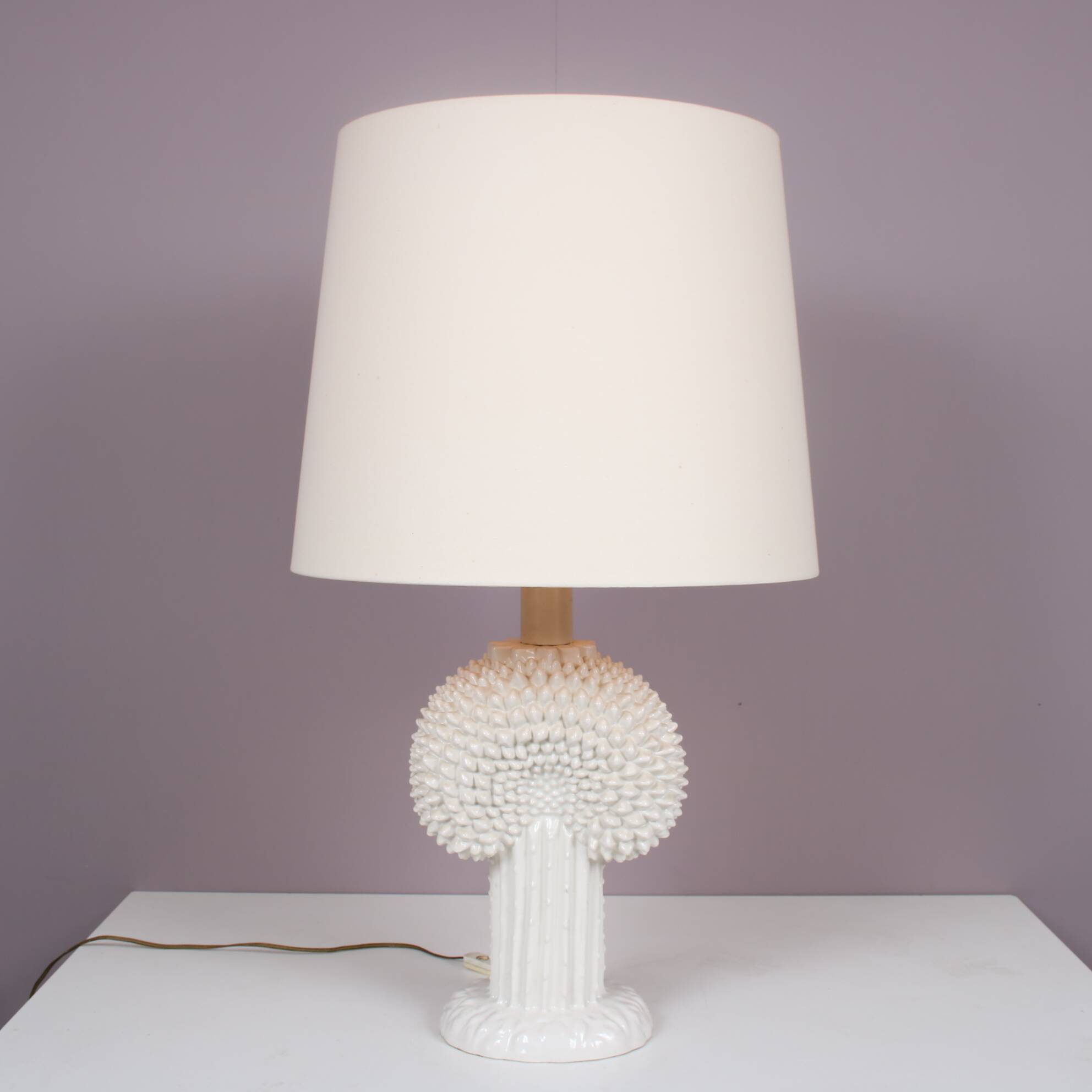 1970s “Cactus” table lamp attributed to John Dickinson from Italy