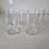 Verres Baccarat model Jet d'eau early 20th century