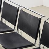 Eileen Gray Set of 4 Roque Brune Dining Chairs for Classicon 1927/1990s