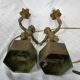 Paire de lampes en bronze