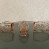 3 art deco soliflores