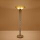 Emilio Lancia floor lamp mirror painted wood brass around 1940